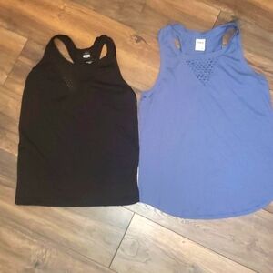 Sport Victoria's secret Pink workout medium blue and black sport tanks